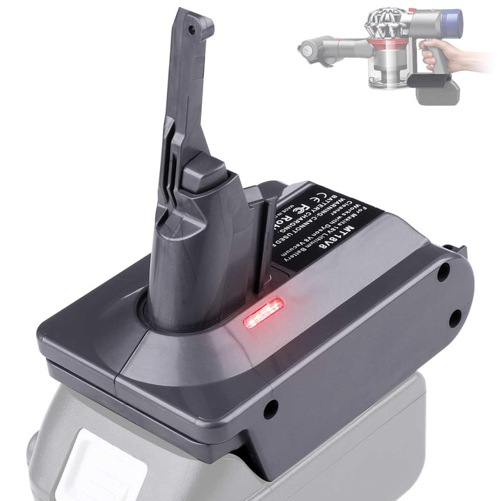 EID Adapter für Dyson V7+V8, für Makita 18V Akku auf für Dyson V7/V8 Animal Fluffy Motorhead Handsta