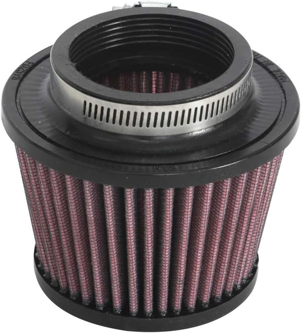 K&N Universal-Klemmluftfilter: Hochleistung, Premium, waschbar, Ersatzfilter: Flanschdurchmesser: 2,