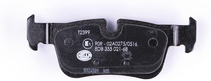 HELLA PAGID 8DB 355 021-681 Bremsbelagsatz - T2399 - Dicke/Stärke: 16.2mm - Bremssystem: Teves - für