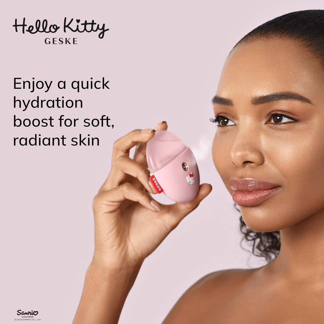 GESKE x Hello Kitty | SmartAppGuided™ Facial Hydration Refresher | 4 in 1 | Wasserzerstäuber | Gesic