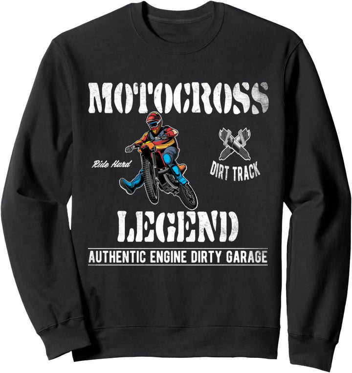 Motocross Motorrad Bekleidung Helm Herren Damen Motorsport Sweatshirt