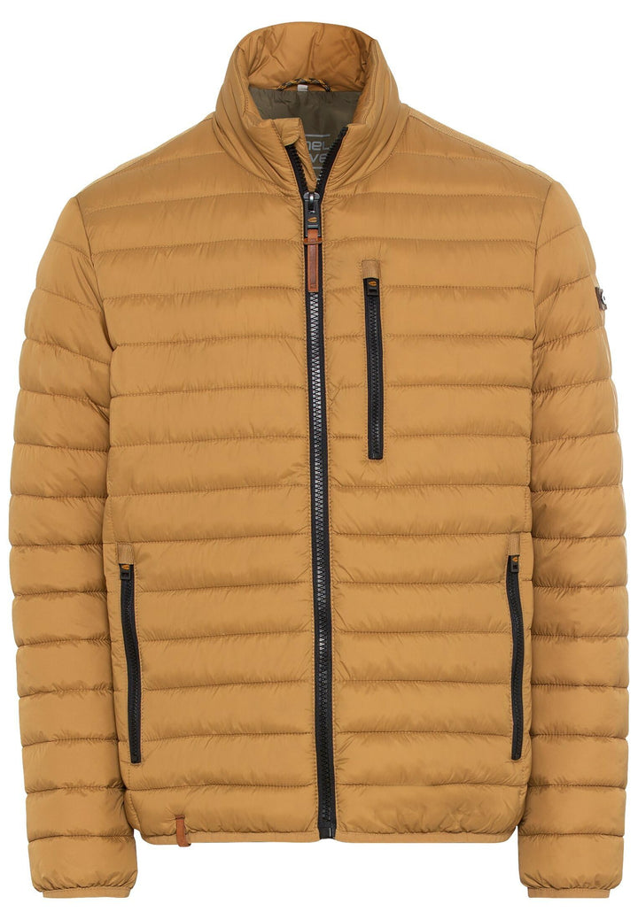 camel active Herren Steppjacke aus recyceltem Polyamid 28 Beige-braun, 28 Beige-braun