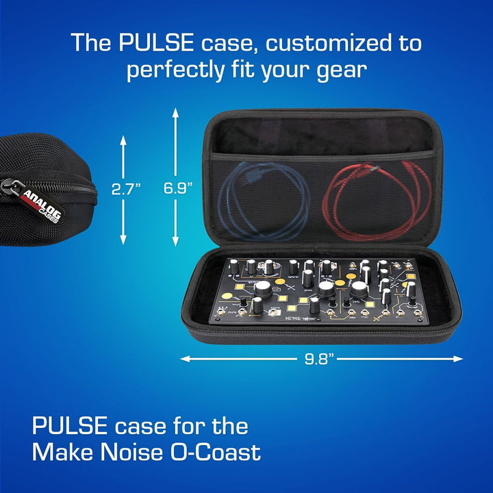 Analog Cases Pulse Case für MakeNoise 0-Coast oder ähnliche Geräte (Transporttasche aus langlebigem,