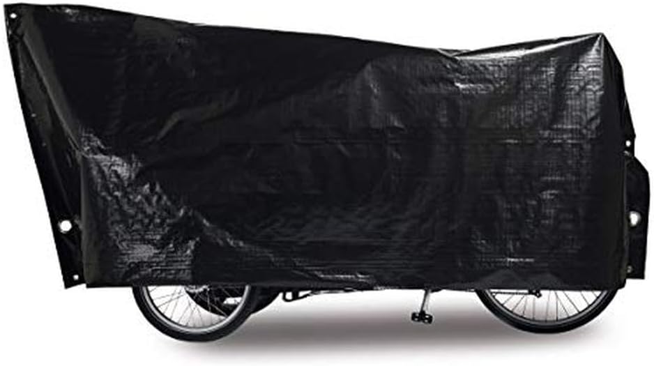 Vk International Unisex – Erwachsene Cargo Bike Vk Fahrradschutzhülle, Schwarz, Einheitsgrösse
