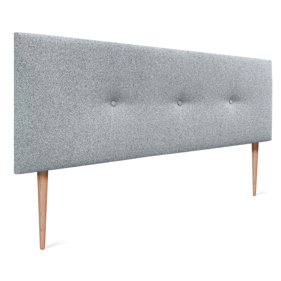 DHOME Kunstleder oder Acualine Stoff Kopfteil einfarbig mit Knöpfen gepolstert HIGH Range Luxus Bett