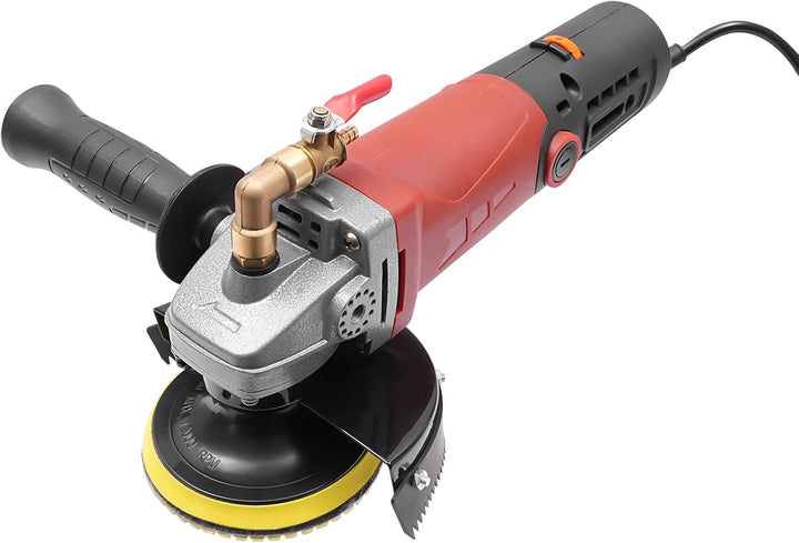 OUKANING Nass-Steinpolierer 100mm/4 Zoll 860W Nasspolierer Steinpoliermaschine 5000UPM Mini Polierma