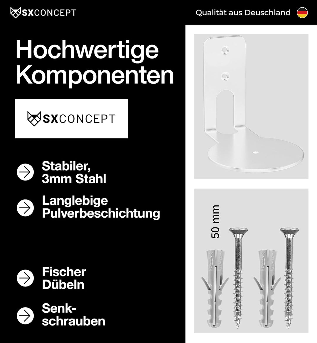 SX-Concept Wandhalterung für Sonos Era 100 | Gerade-Variante | Minimalistisches Design | Optimaler W