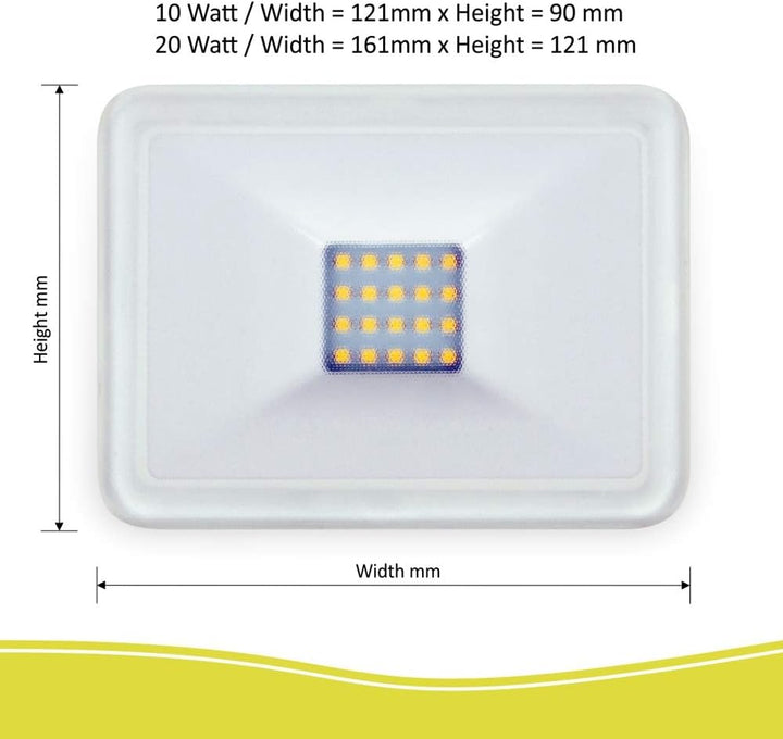 ELRO LF5020 LED-Aussenleuchte - Elegantes Design - Aus robustem Aluminium - Verstellbar - 20W - 1600