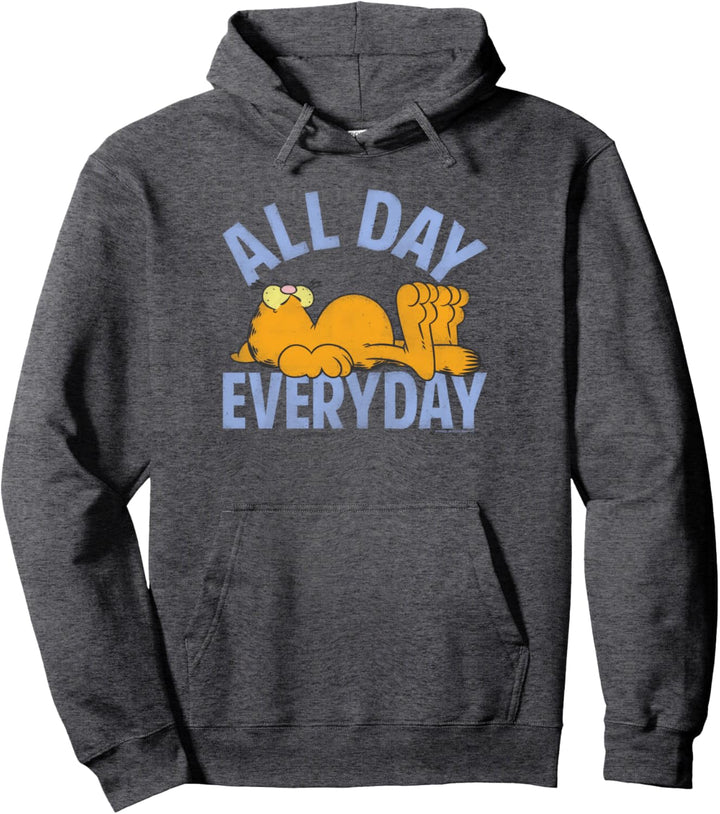 Garfield den ganzen Tag Garfield Pullover Hoodie
