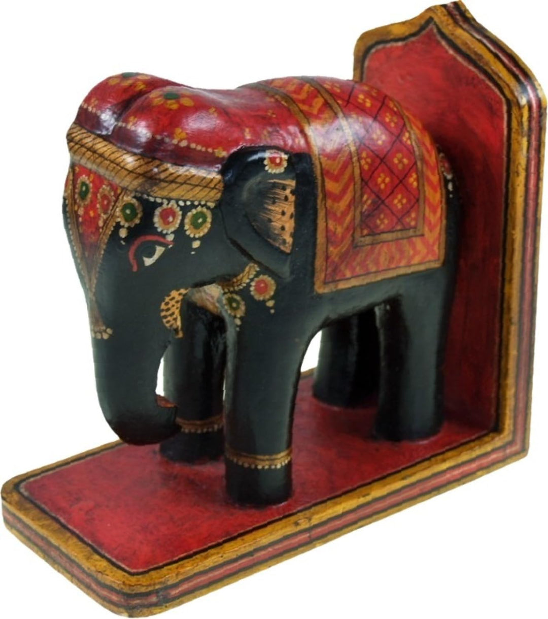 GURU SHOP Buchstütze Elefant, 17x8x17 cm, Türstopper & Buchstützen