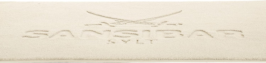 Sansibar Badvorleger Fein-Flor Badteppich Badematte 100% Baumwolle 50x80 cm (50 x 80 cm, Sand) 50 x