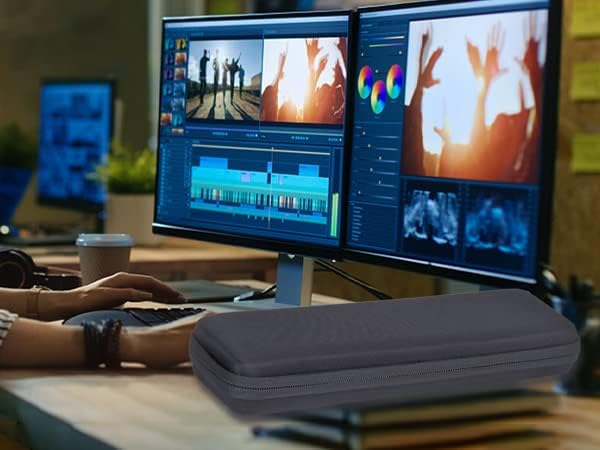 co2CREA Hart Reise Schutz Hülle Etui Tasche für AKAI Professional LPD8 USB MIDI Pad Controller (Nur