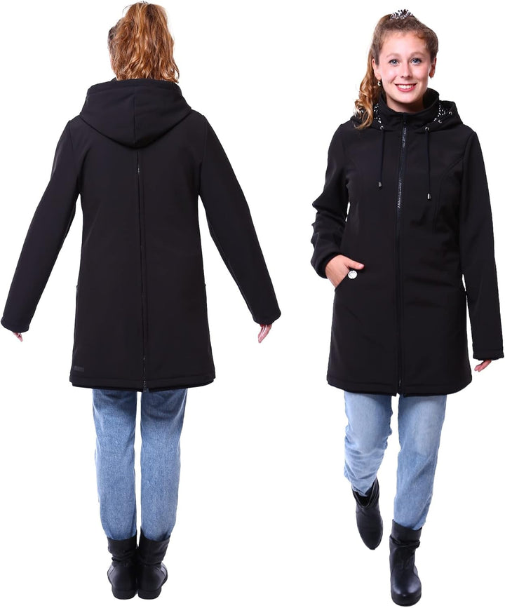 Viva la Mama – Allwetter Funktionsjacke für Mama und Baby, Umstandsjacke + Tragejacke - MELLORY S Vo