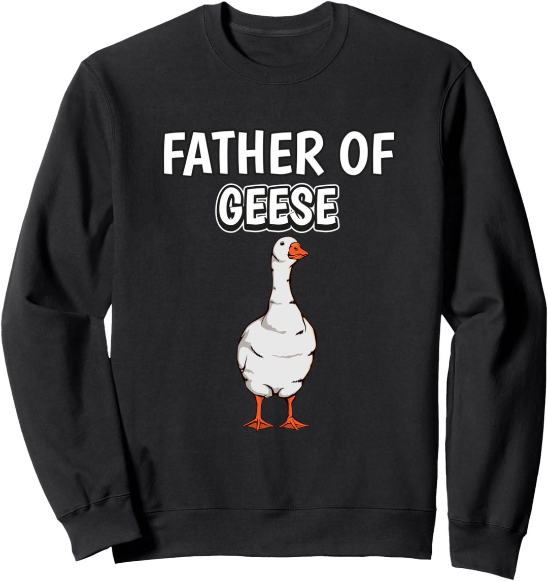 Herren Jungen Father Of Geese Papa Vatertag Gans Sweatshirt