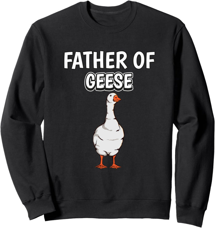Herren Jungen Father Of Geese Papa Vatertag Gans Sweatshirt