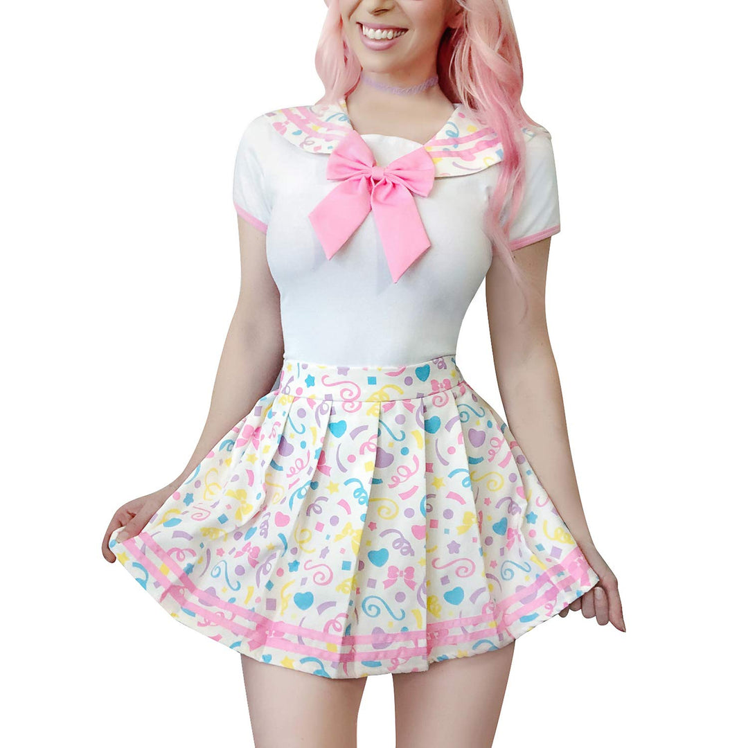 LittleForBig Baumwolle Strampler Onesie Pyjamas Bodysuit - Cosplay Magisches Mädchen Strampelanzug R