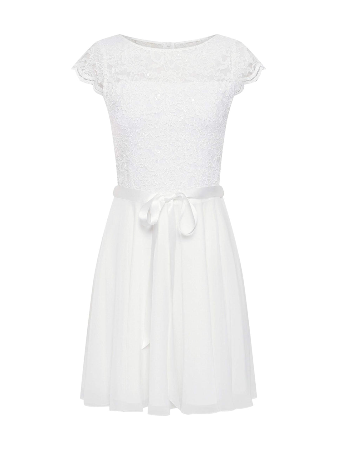 SWING Damen Cocktailkleid 36 Weiss., 36 Weiss.