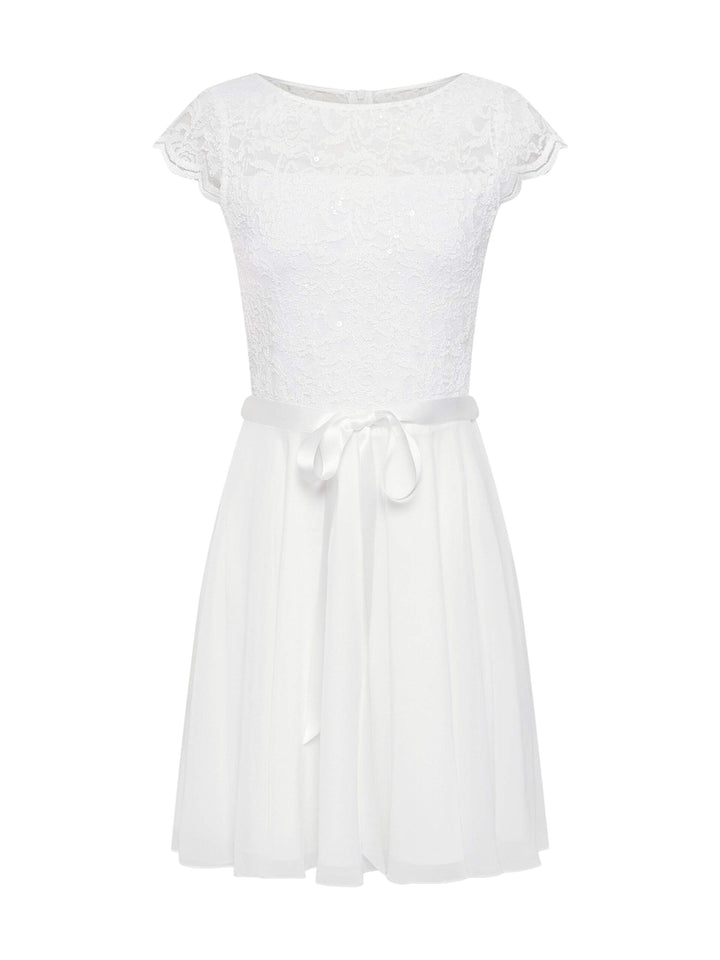 SWING Damen Cocktailkleid 36 Weiss., 36 Weiss.