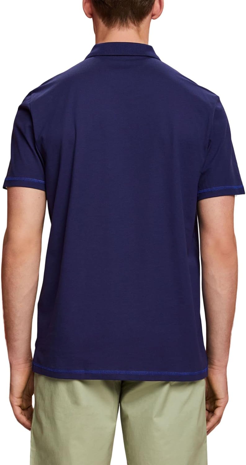 ESPRIT Herren Polohemd S 405/Dark Blue, S 405/Dark Blue