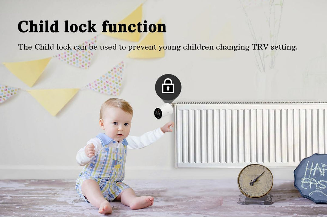Haozee Smart Radiator Thermostat,Requires Tuya ZIGBEE HUB, Support Home Assistant Zigbee2mqtt,ZigBee
