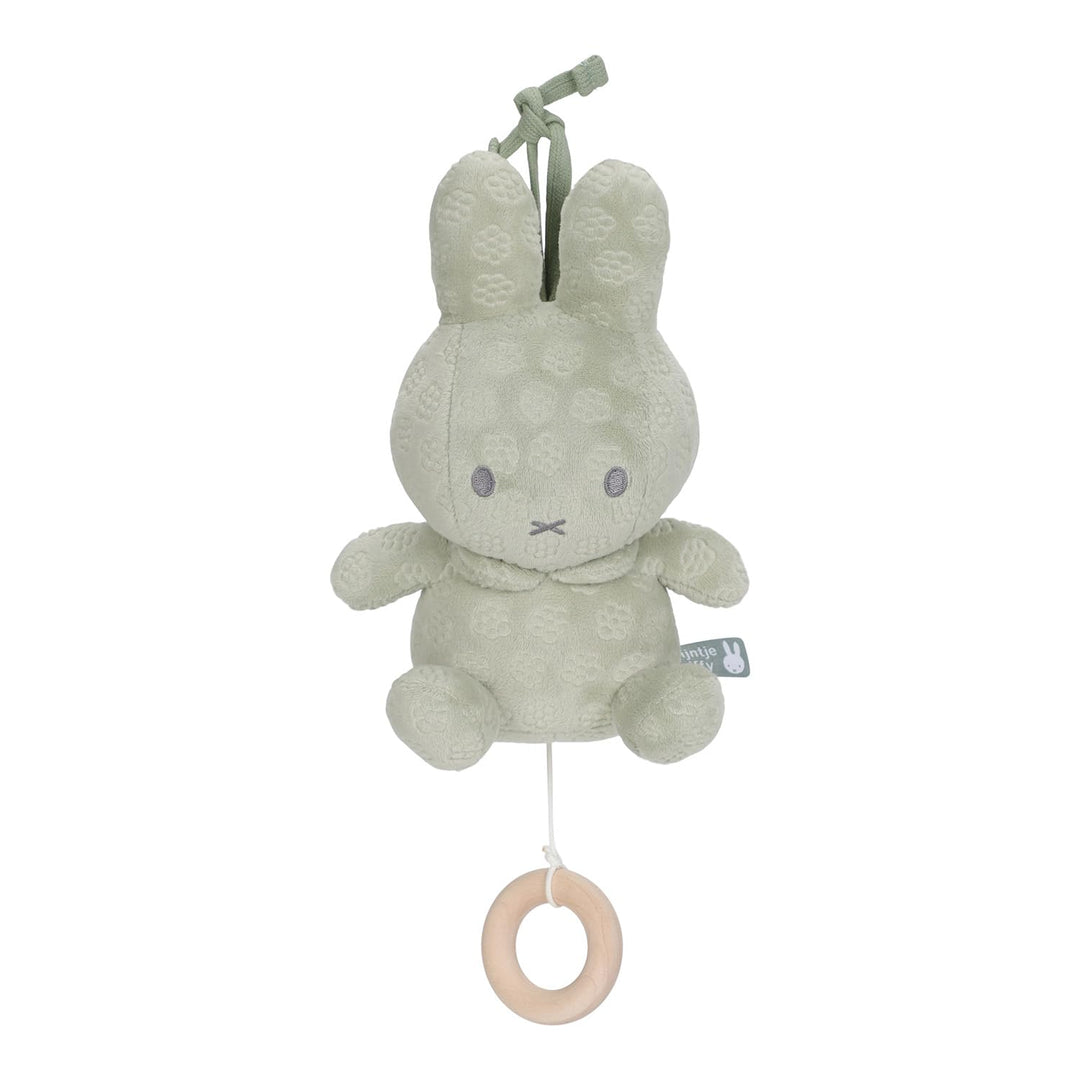 Tiamo NIJN894 Stoff Spieluhr Hase Miffy - Green Flower