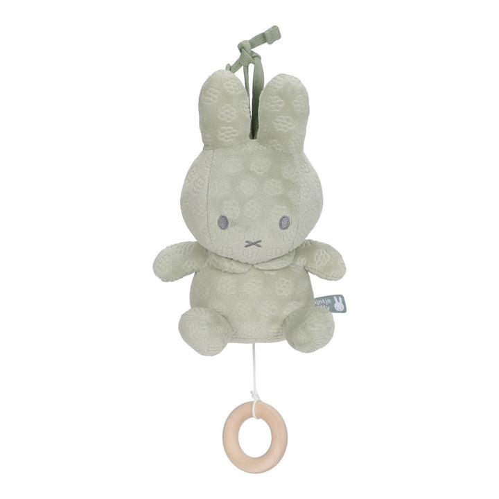Tiamo NIJN894 Stoff Spieluhr Hase Miffy - Green Flower