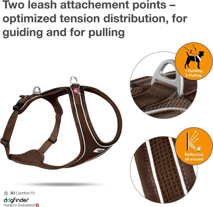 Belka Comfort Harness Brown XS XS braun, XS braun