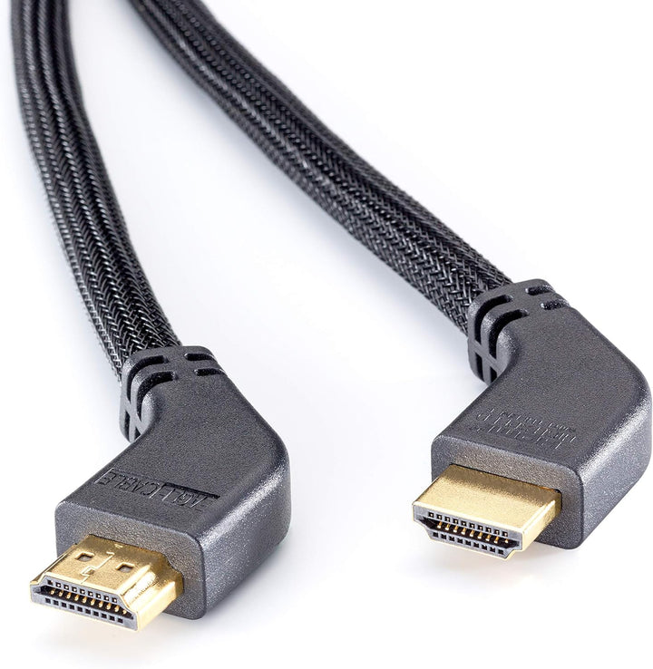 Eagle Cable by INAKUSTIK – 10011048 - Deluxe High Speed HDMI 2.0b Kabel mit Ethernet | gewinkelte St