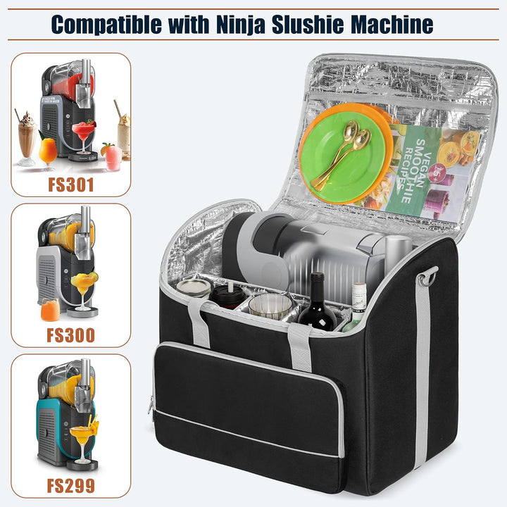 YARWO Tragetasche kompatibel mit Ninja Slushie Maschine FS301, FS300 &amp; FS299, wasserdichte Reisetasc
