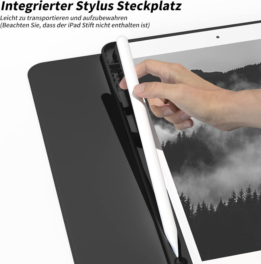 ZOYU Hülle mit Tastatur für iPad 9. Generation 2021/iPad 8. Generation 2020/iPad 7. Generation 2019,