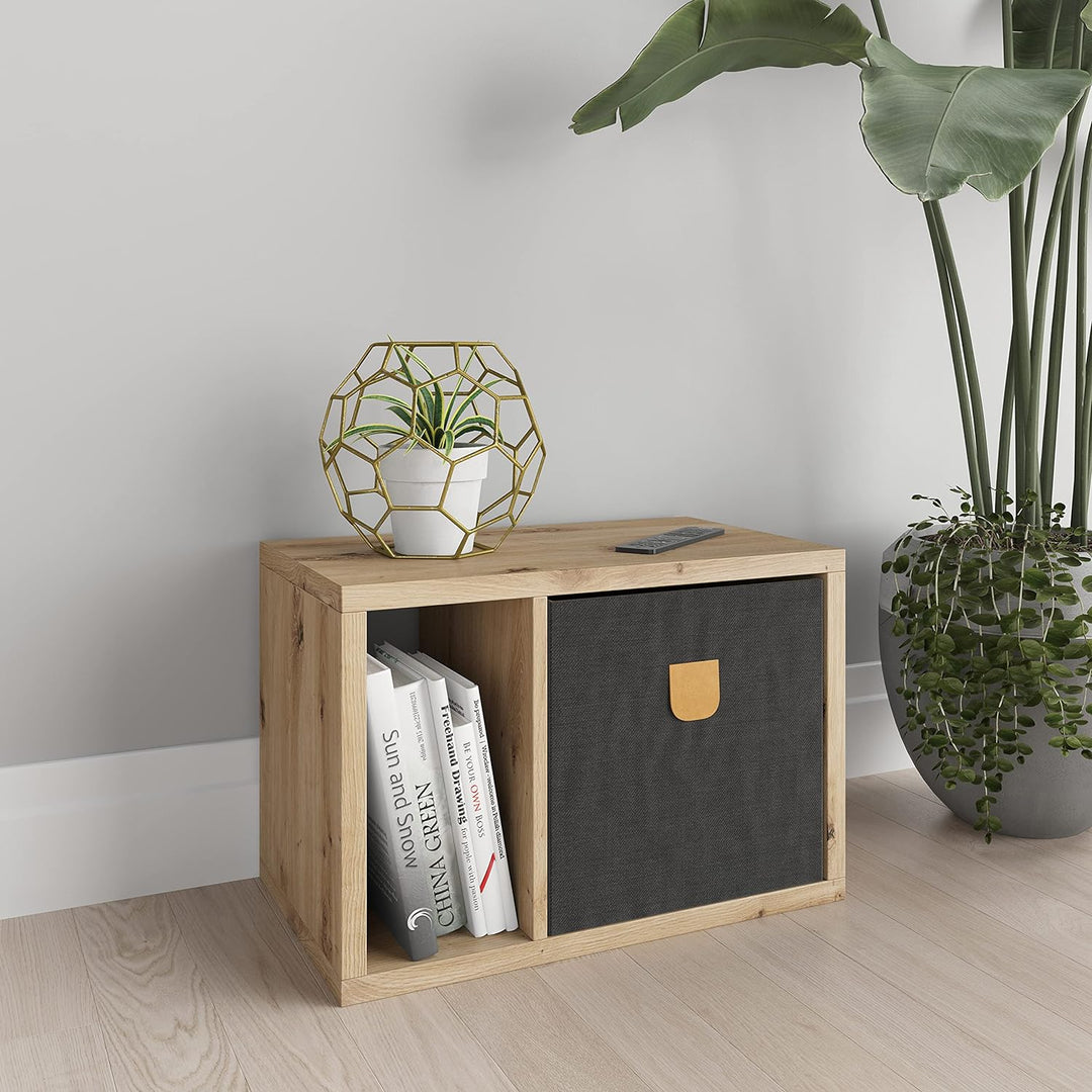 Phoenix Safe Regal, Beistelltisch, Nachttisch, Artisan Eiche, 2 Fächer Artisan Eiche 2 Fächer, Artis