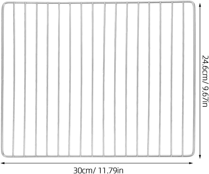 Gittermatte 30 X 25 cm Grillrost Aus Edelstahl Robuste Konstruktion Für Gleichmässiges Garen Einfach