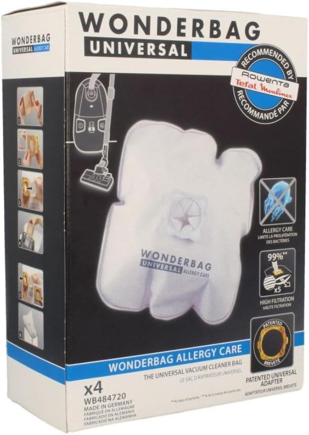 2 x ROWENTA WONDERBAG UNIVERSAL ALLERGY CARE 8 Beutel ENDURA WB484720