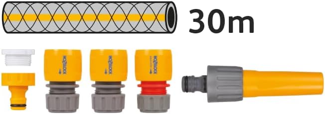 HOZELOCK - Plus Schlauchwagen 30M (Ø 12,5mm) montiert: Maximale Kapazität von 60 M, Robuster Rahmen