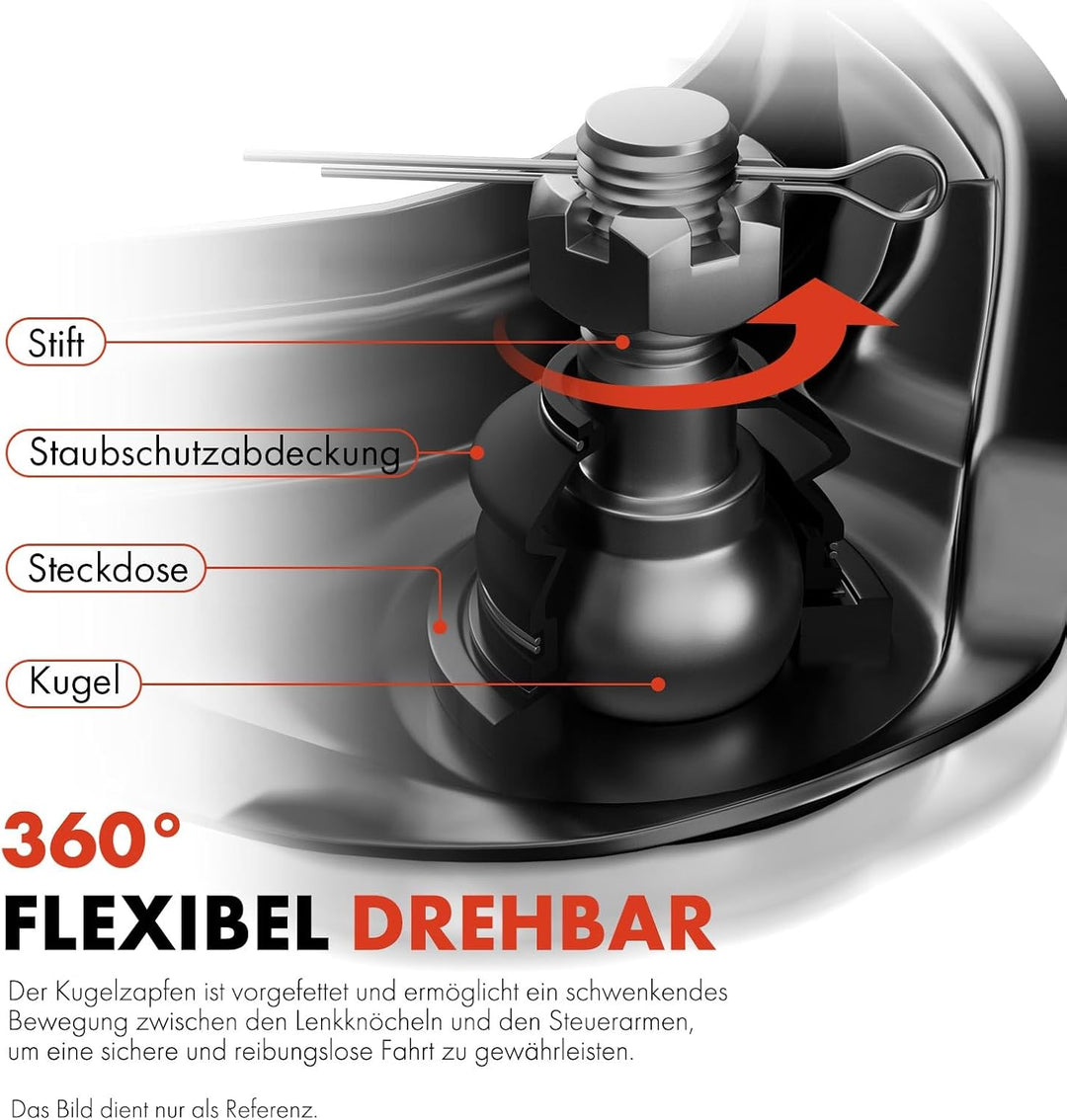 Frankberg 2x Querlenker Radaufhängung Vorne Kompatibel mit C-Klasse W202 1.8L-4.3L 1993-2000 CLK C20