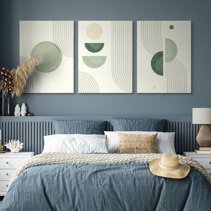 Muralo - Wandbilder Set - Leinwand Bilder Set Aufhängefertig - Bilder für Wohnzimmer Schlafzimmer -