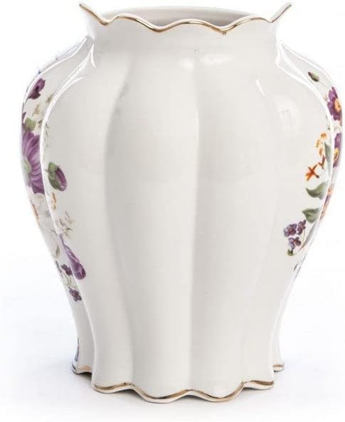 SELETTI Vase aus Porzellan Ø 23 cm H.26 Hybrid-Melania