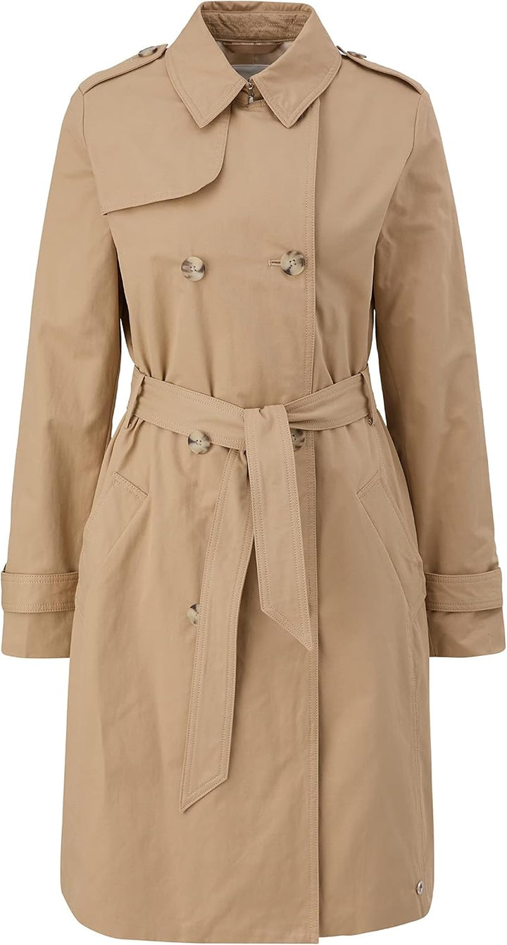 s.Oliver Damen Trenchcoat 40 Brown, 40 Brown
