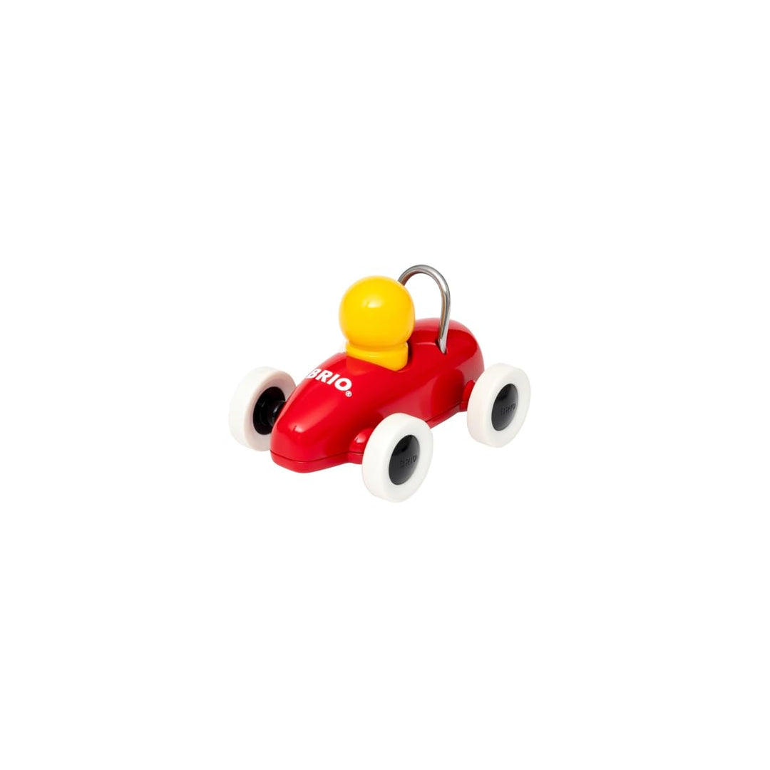 BRIO Rennwagen mit Rückziehmotor, Yellow