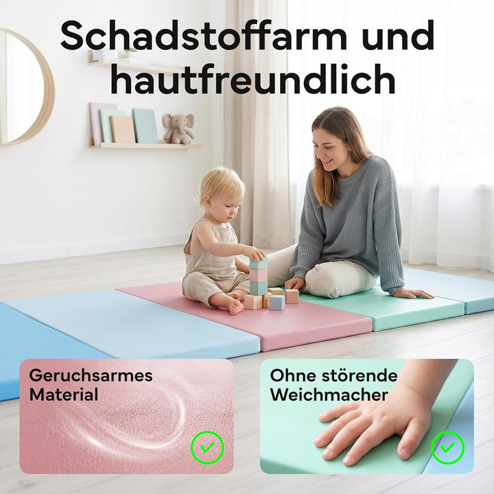 NEOLYMP Turnmatte klappbar - Faltbare Gymnastikmatte für Zuhause - Dicke Fitnessmatte für Kampfsport
