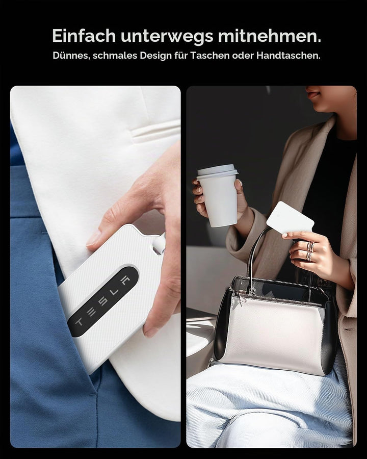 Spigen Schlüsselkartenhalter [1 Stück] für Tesla Model Y (~2026 Juniper) Model 3 (~Highland 2026) Mo