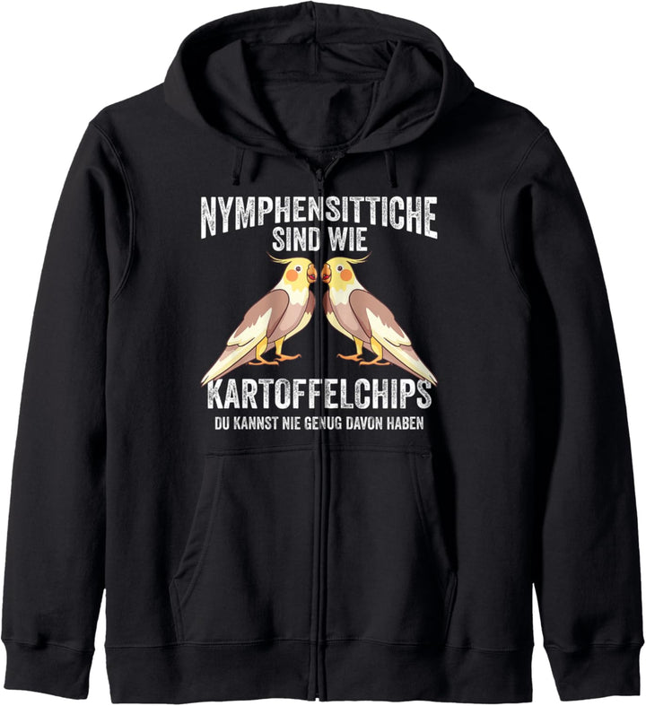 Nymphensittich Nymphensittichhalter Vogel Kapuzenjacke
