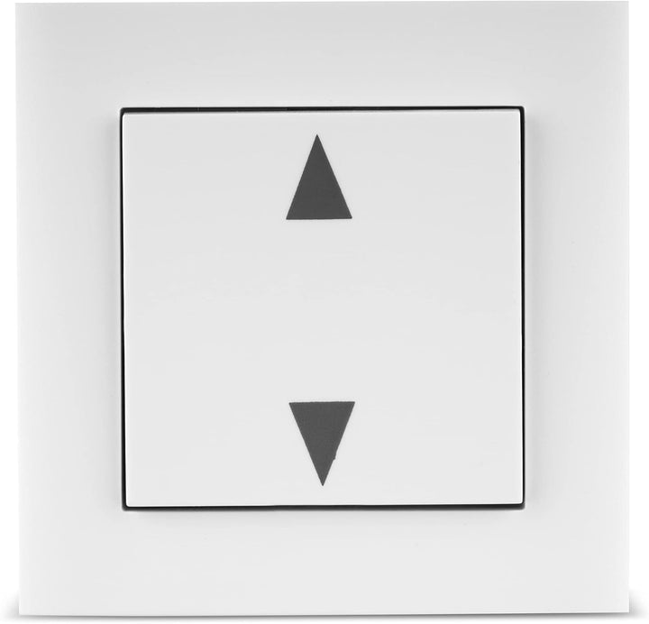 REV 0088167090 Link2Home, WLAN Rollladenschalter + Rahmen, App- u. Sprachsteuerung, weiss, Rollladen