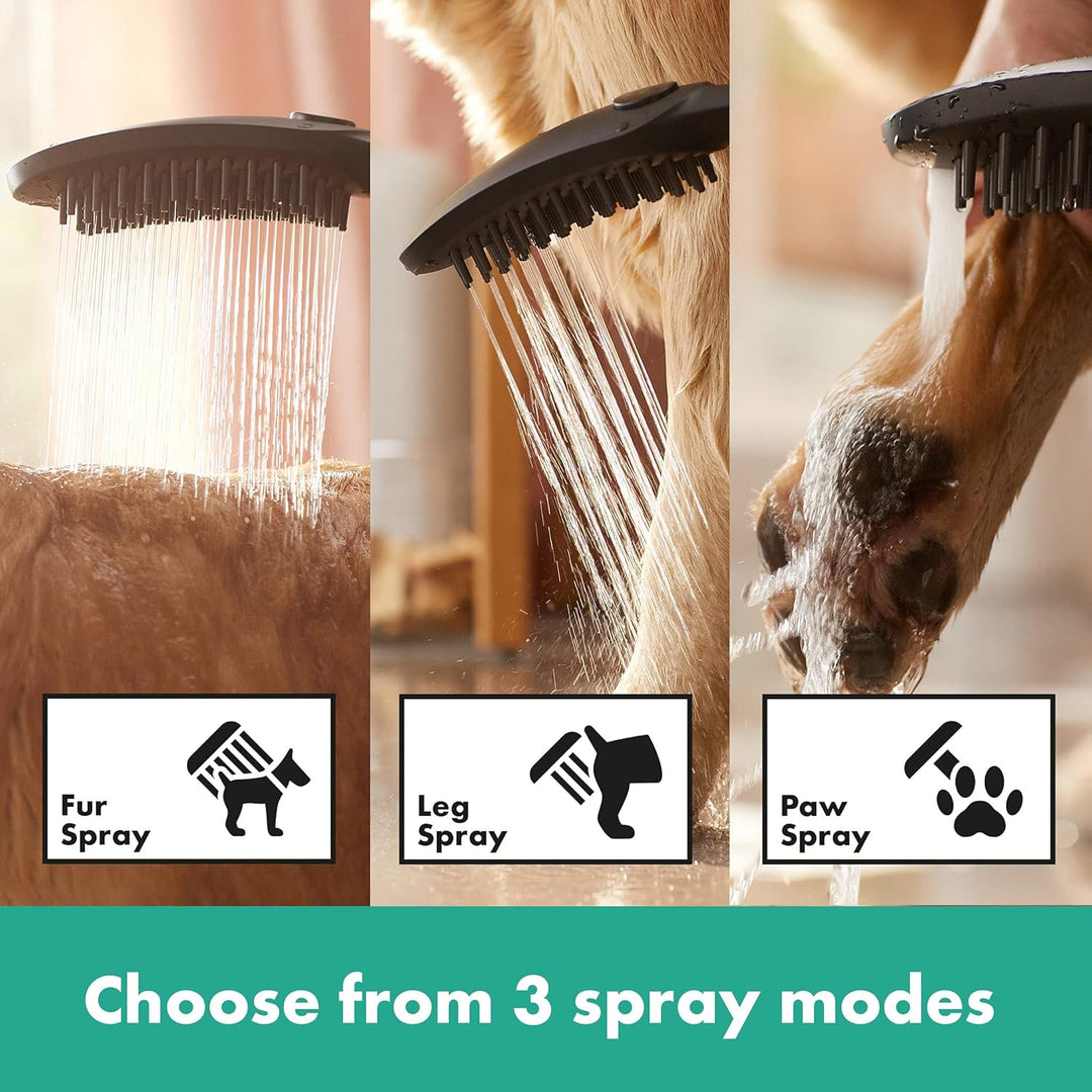 hansgrohe Hundedusche DogShower, Brause wassersparend mit 3 Strahlarten zur Fellpflege von Hunden un