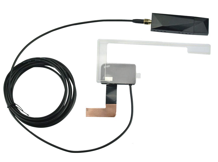 LEXXSON Auto DAB/DAB+Digitalradio Tragbarer DAB+ Radio Tuner Empfänger mit Antenne USB Dongle für di