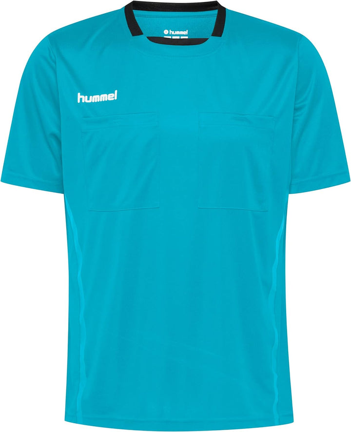 hummel Referee F3648 Schiedsrichter-Trikot, kurzärmelig Scuba Blue L, Scuba Blue L