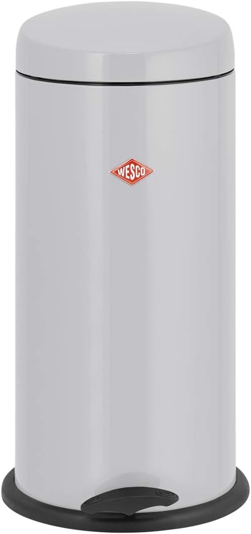 Wesco Tretabfallsammler Capboy Maxi 22 Liter silber, Silber