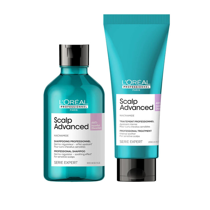 L'Oréal Professionnel Pflegeset zur Beruhigung sensibler Kopfhaut, Scalp Advanced, Anti-Discomfort D