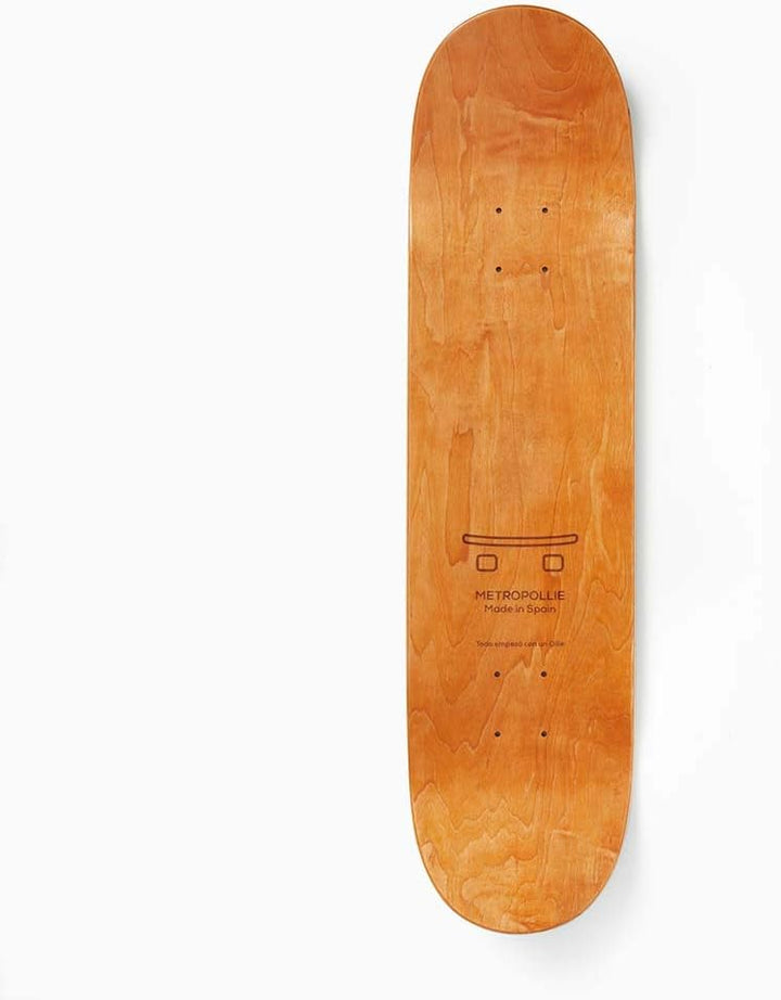 Metropollie Skatebrett Wolf mit Maulkorb 8.125 pulgadas, 8.125 pulgadas