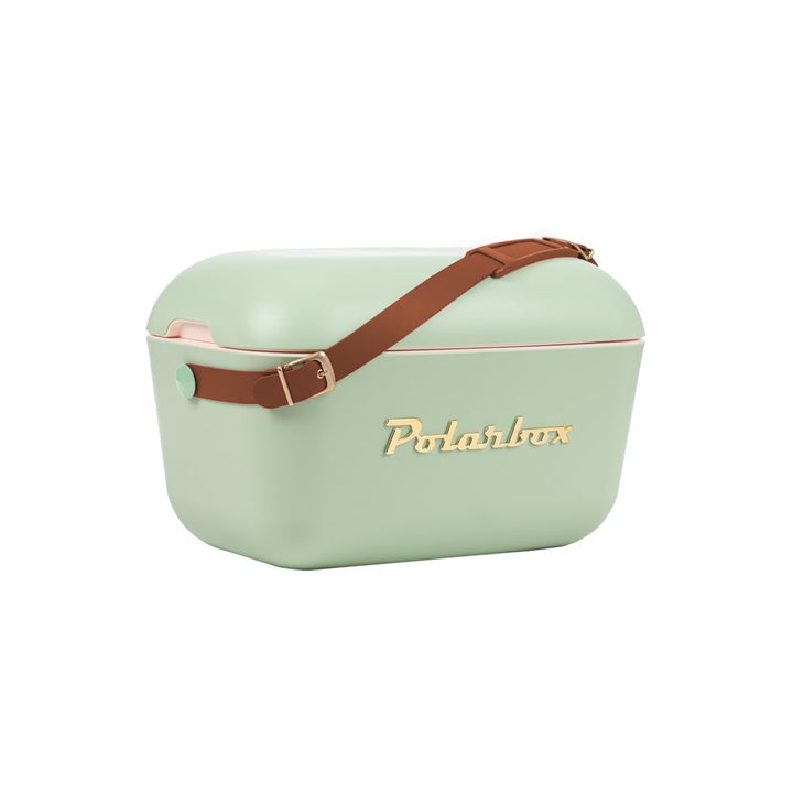 Kreher® Kühlbox Passive Kühlbox Kühltaschen Polar in Retro Vintage Design aus Kunststoff mit polysty